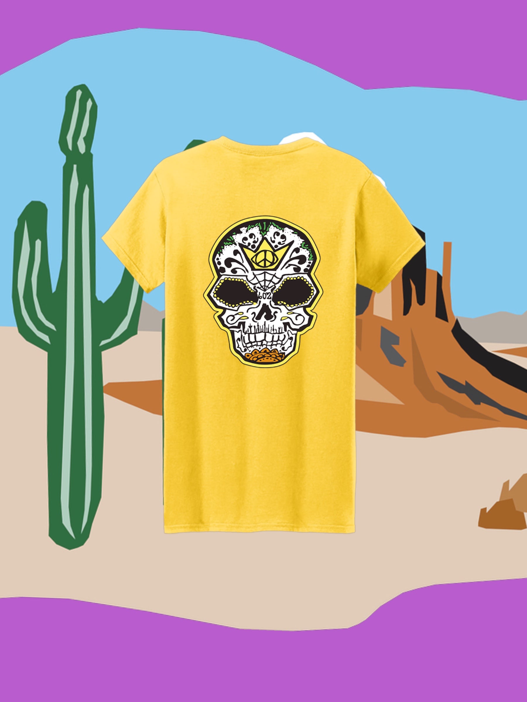 [602] Prophet Calaveras Sugar Skull T-Shirt.